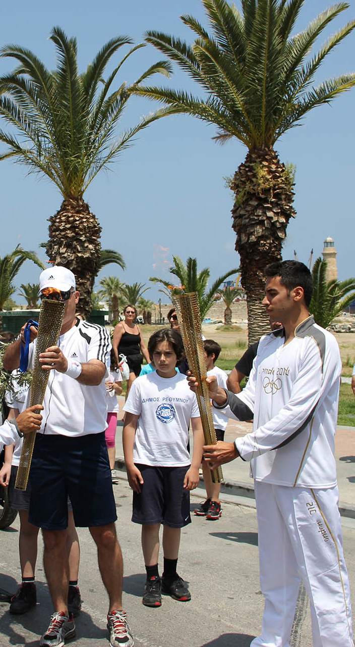 Olympic flameRethymno